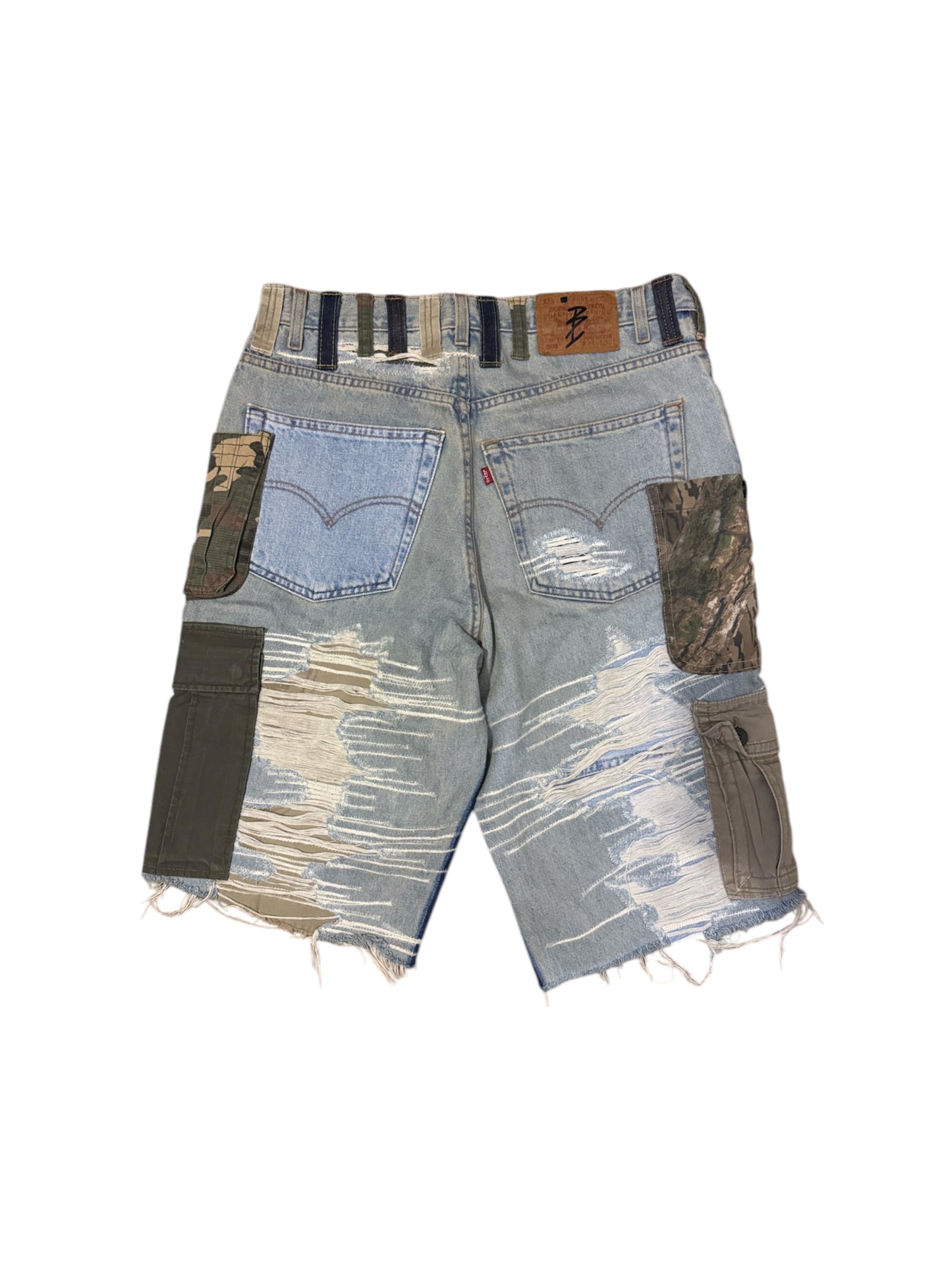 Denim Short Multi Camo