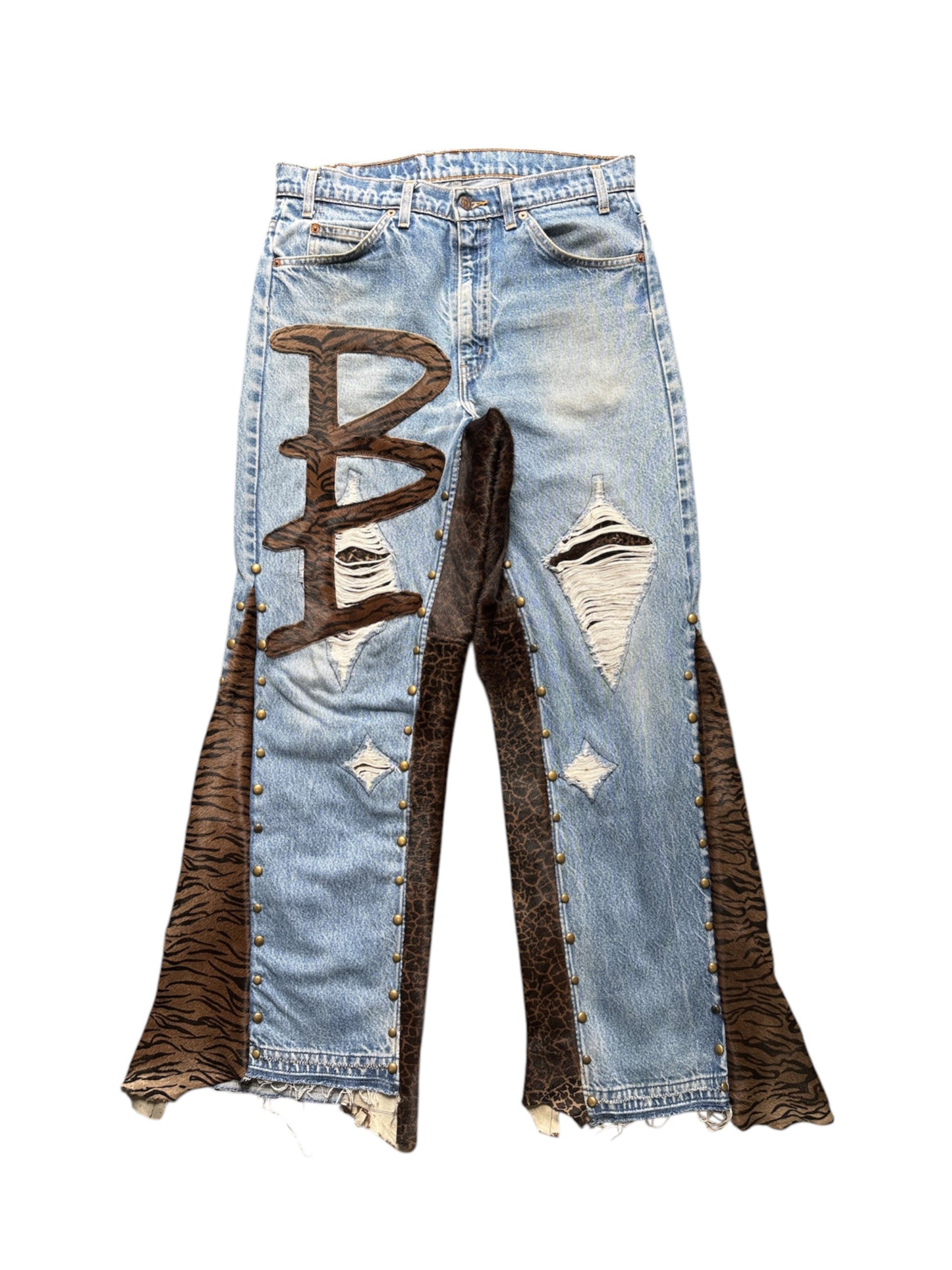 Denim Leather Jungle