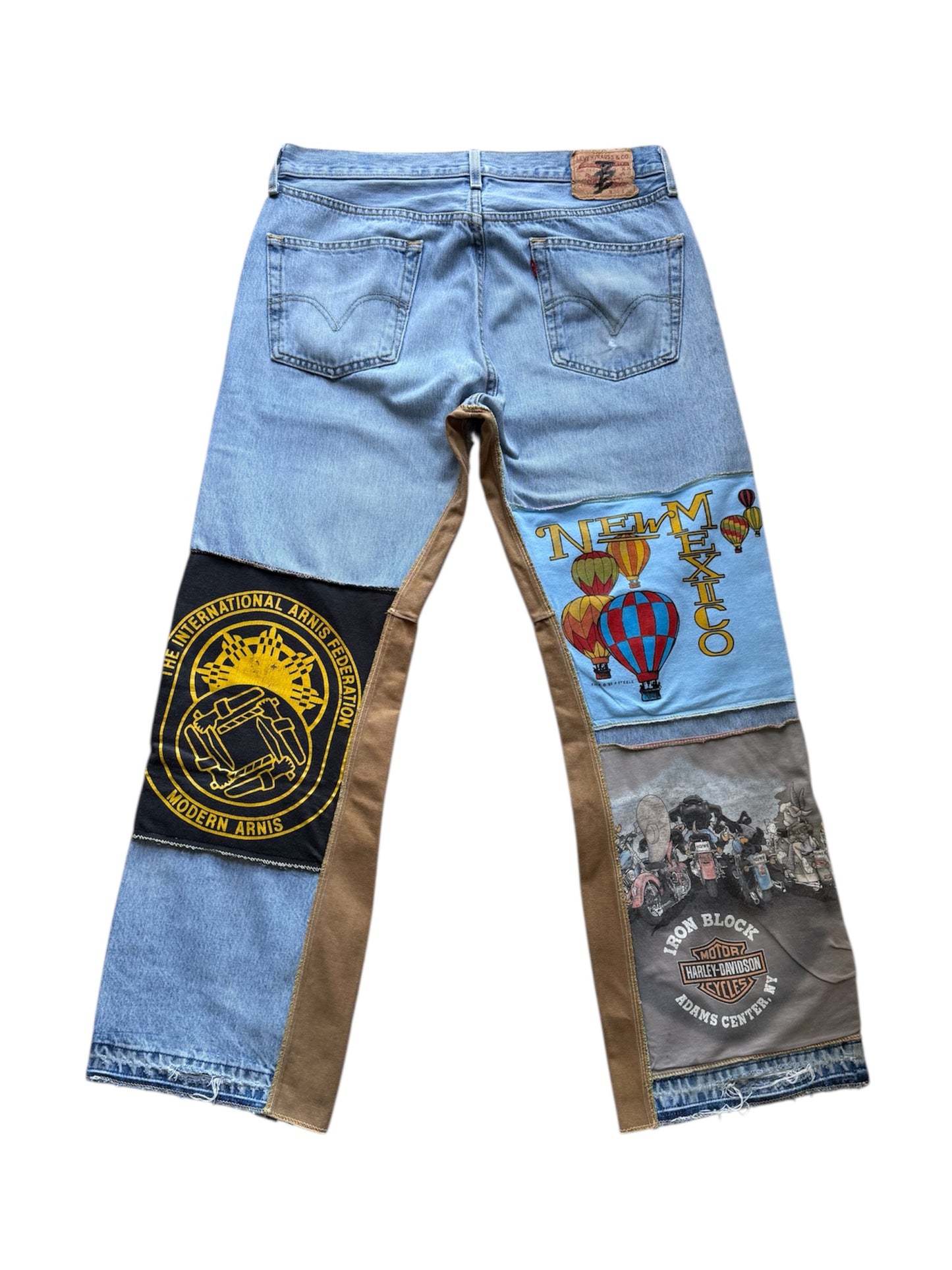 Denim Multi T-shirt Khaki