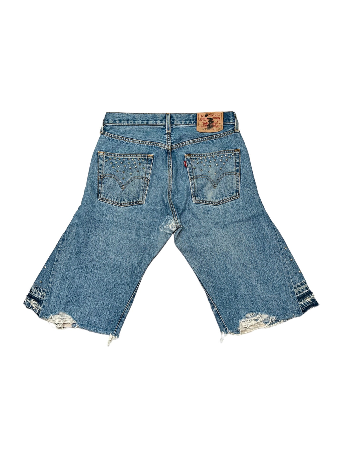 Denim Shorts Studs