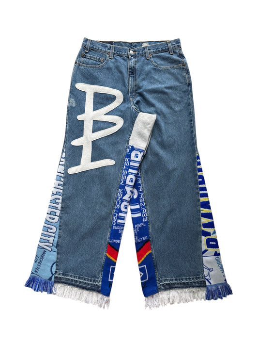 Denim Soccer Scarf