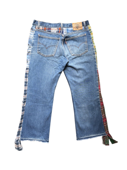 Multi Flannel Denim