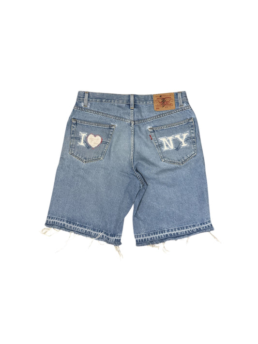 Denim Shorts Yankees NY