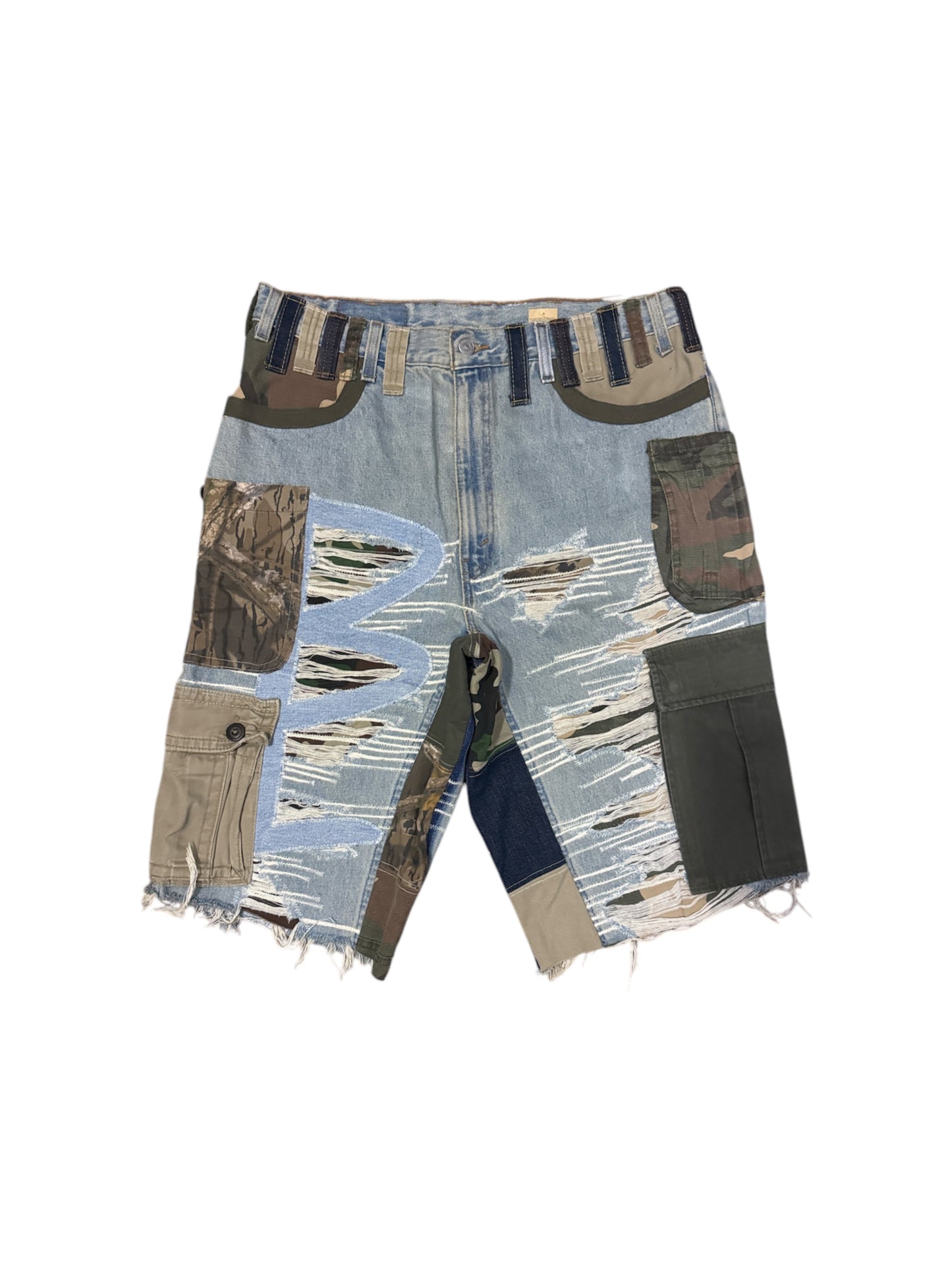 Denim Short Multi Camo